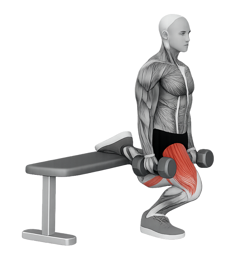 Bulgarian Split Squat exercise demonstration