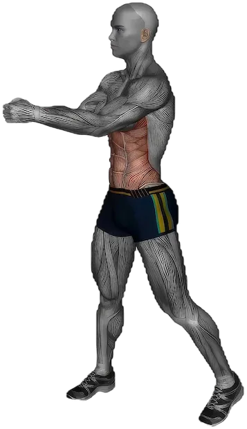 Diagonal Chop exercise demonstration
