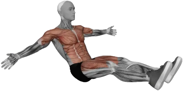 Frog Crunch exercise demonstration