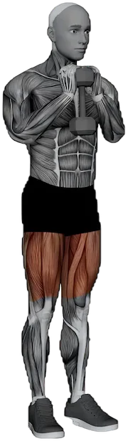 Goblet Reverse Lunge exercise demonstration