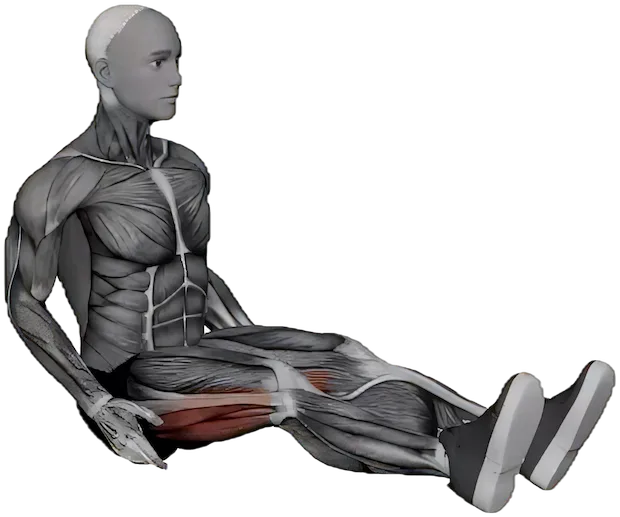 Half Lotus exercise demonstration