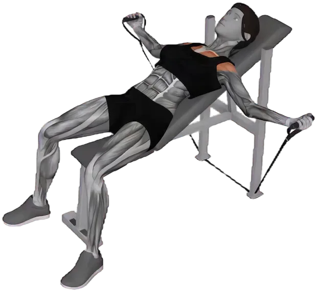 Incline Fly exercise demonstration
