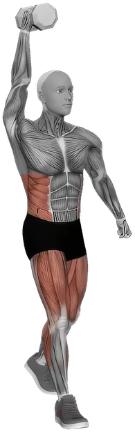 Overhead Carry exercise demonstration