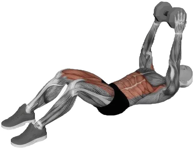 Overhead Sit Up exercise demonstration