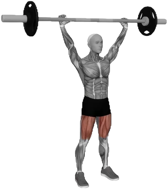 Overhead Squat exercise demonstration