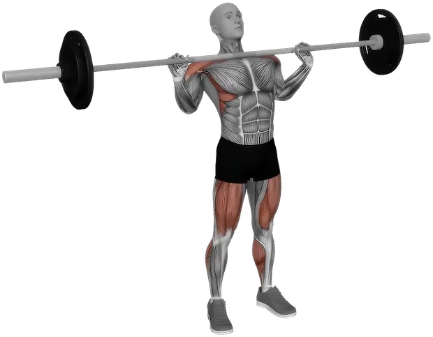 Power Jerk exercise demonstration
