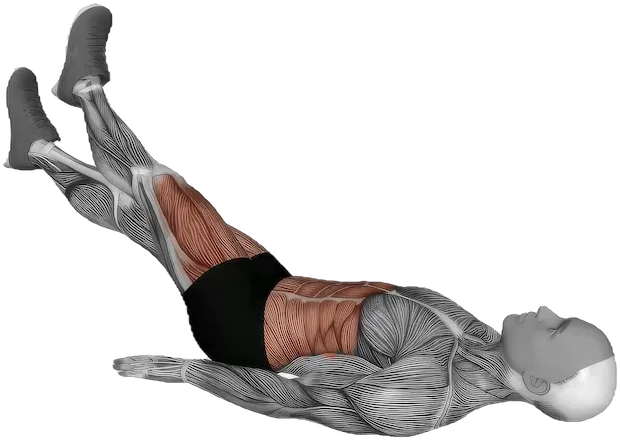 Scissor Kicks exercise demonstration