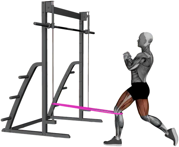 Spanish Squat exercise demonstration