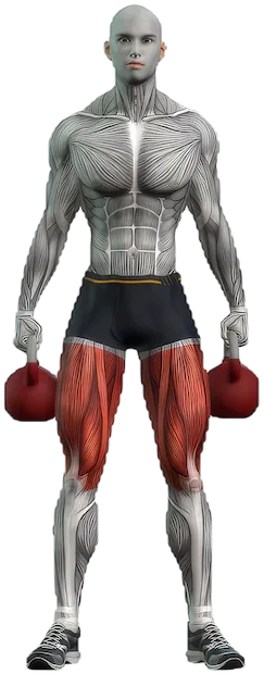 Squat exercise demonstration