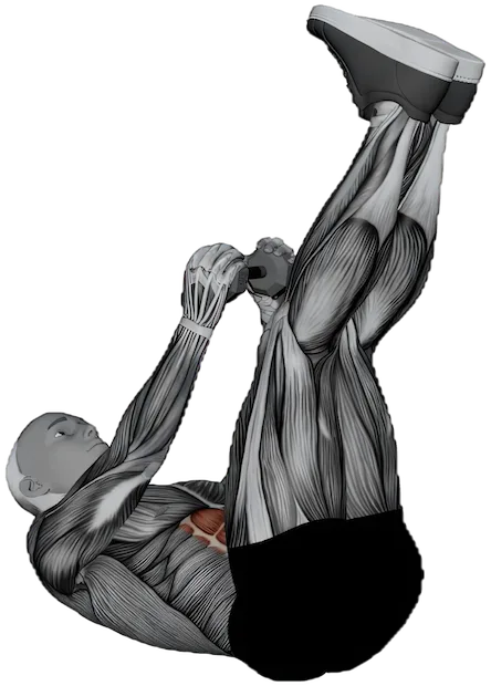 Suitcase Crunch exercise demonstration