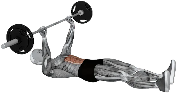 Weighted Sit Up exercise demonstration