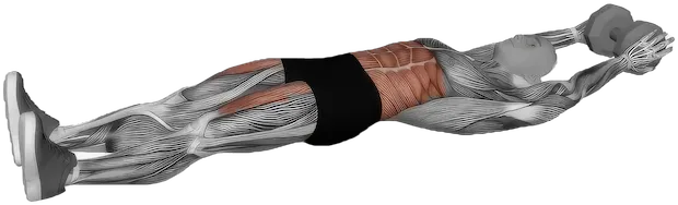 Weighted V Up exercise demonstration